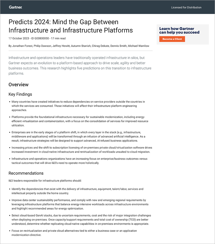 Gartner Predicts 2024 RackN