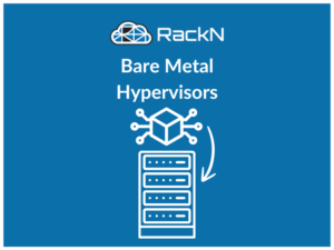 Thumbnail for bare metal hypervisors blog post. Graphic shows a VM on a bare metal server.